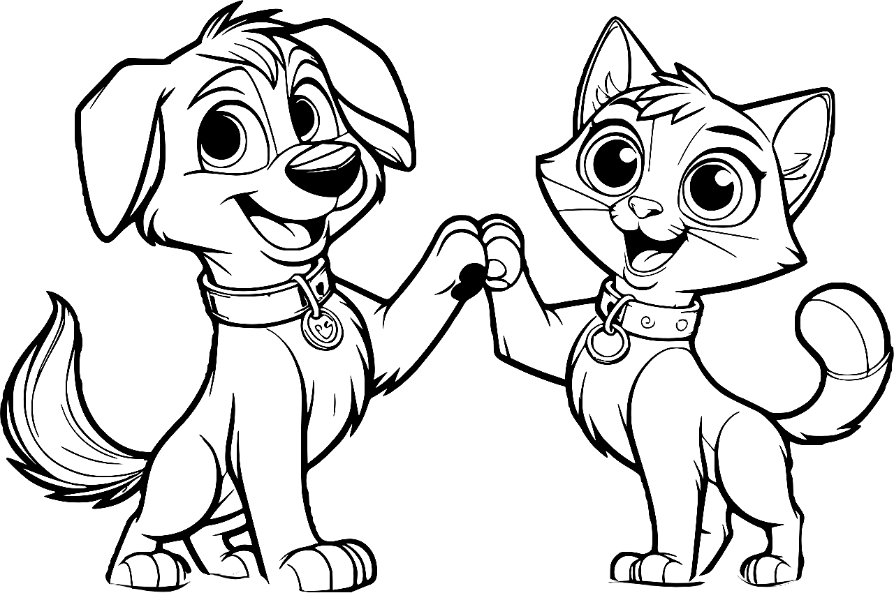 Hond en kat