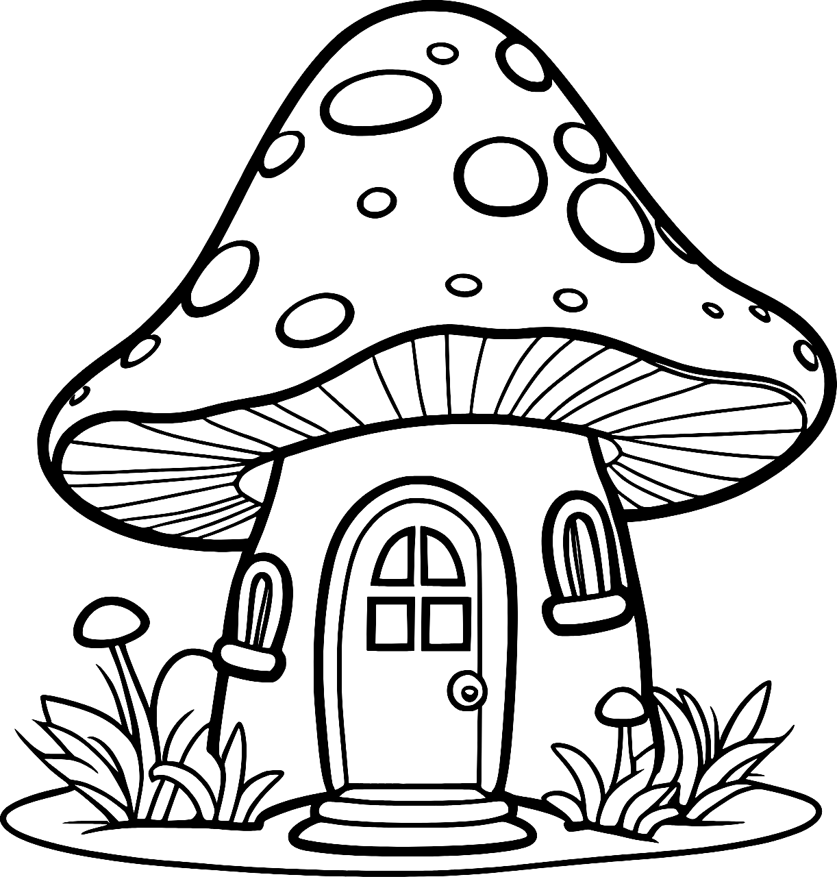 Paddenstoelhuisje